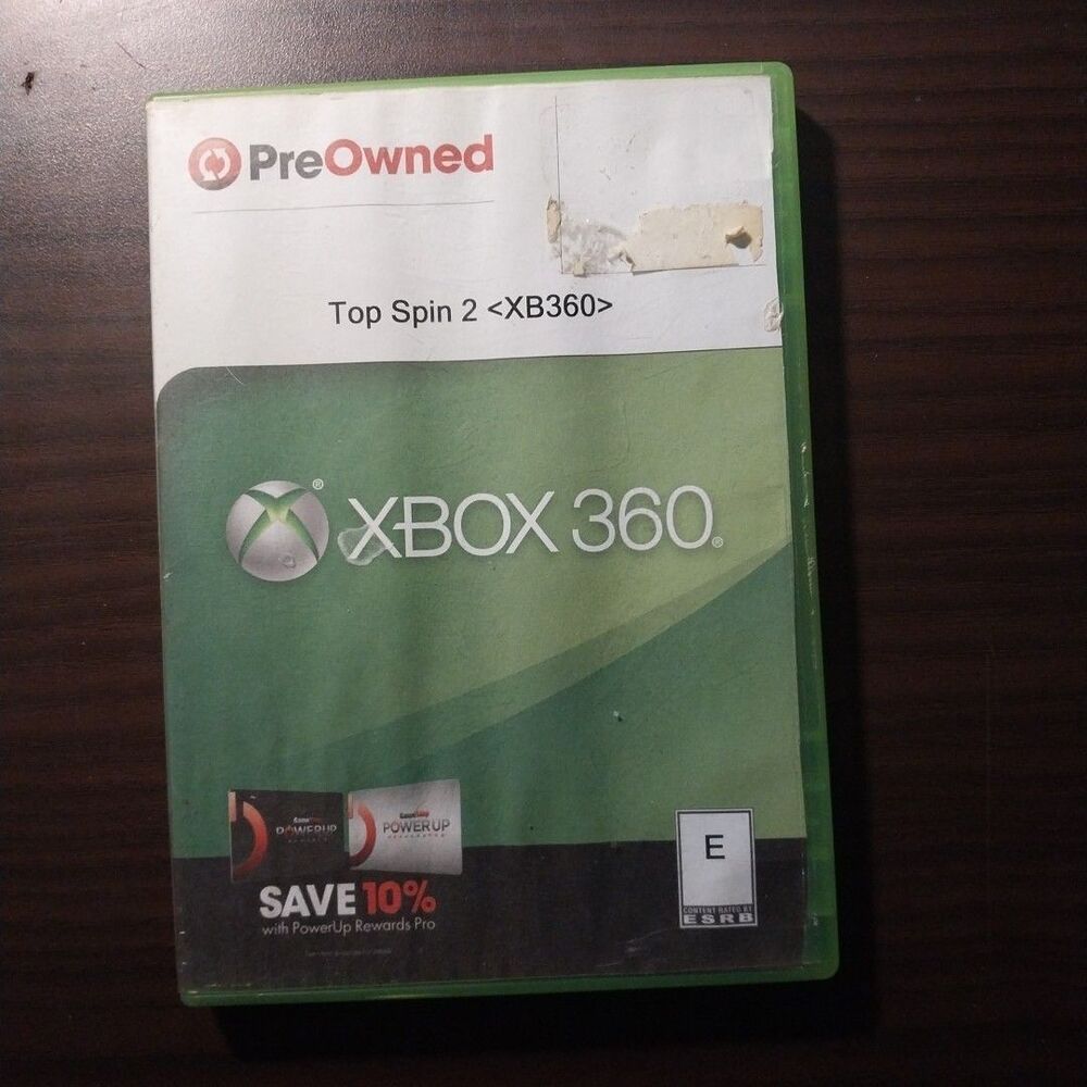 Top Spin 2 (Microsoft Xbox 360, 2006) Disk Only